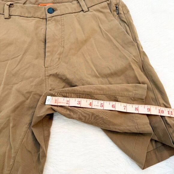 Men Lululemon Warpstreme Commission Classic 9" in Khaki Beige Tan Size 32 - Picture 5 of 8